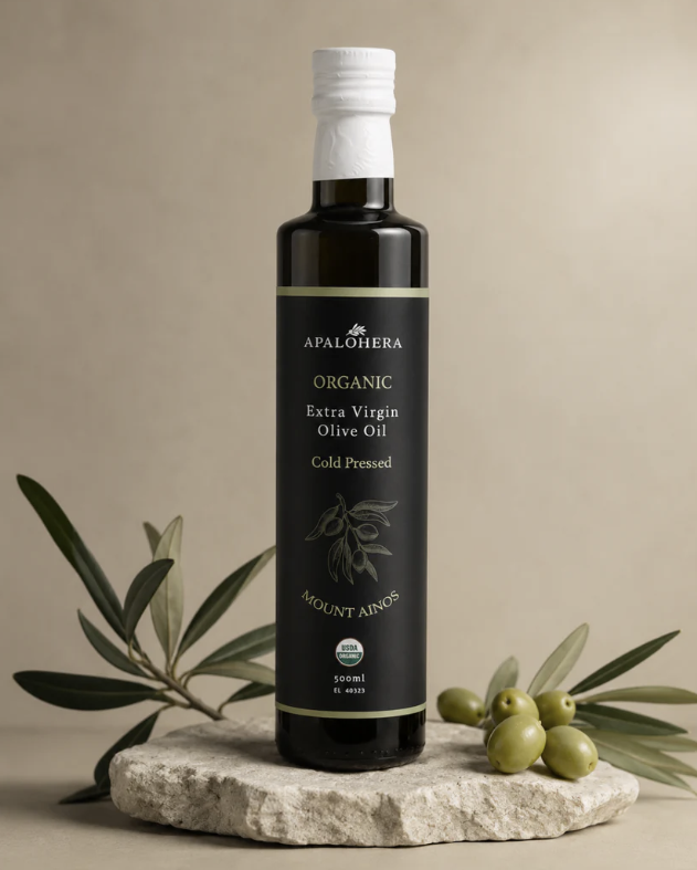 Apalohera Ionian Heritage — Mount Ainos organic extra virgin olive oil
